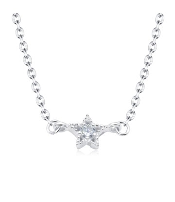 Cute shining Star Silver Necklace SPE-2167